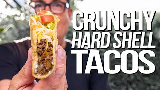 CRUNCHY HARD SHELL TACO FIESTA AT HOME! | SAM THE COOKING GUY