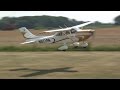 Giant Scale Cessna 182 RC plane w/ 4 cylinder gas engine!! 4-stroke!!