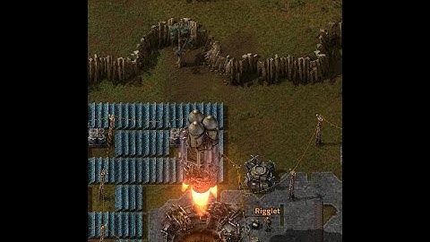 Factorio First Rocket Launch