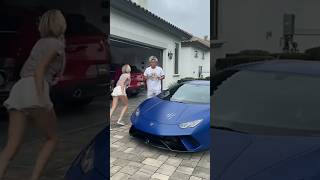 SCRATCHES LAMBORGHINI PRANK .............. #kids #shortsviral #viralvideos #yt #reaction #videos