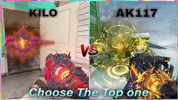 Mythic ak117 vs Mythic kilo 141 Comparison in Season 7 🔥