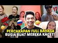 Ketika aku ngomong full bahasa rusia  semuanya langsung kaget  wkwkwk  ometv internasional