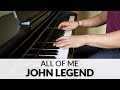 All Of Me - John Legend | Piano Cover   Sheet Music