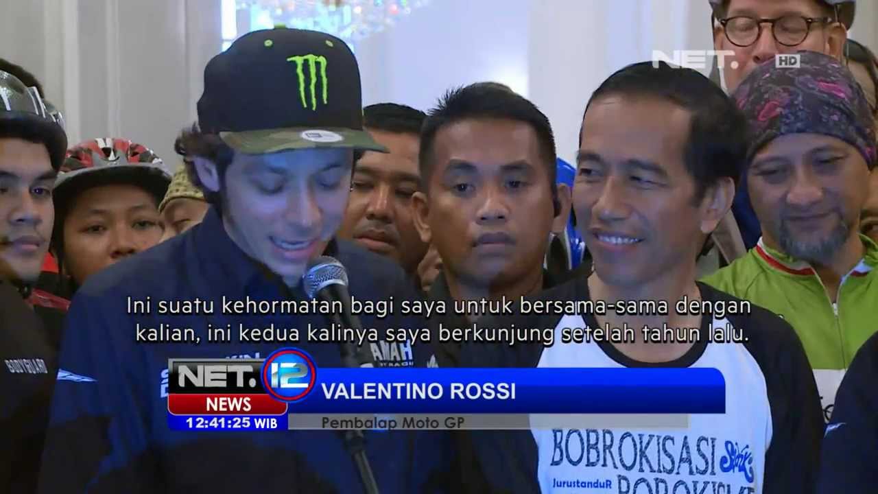 NET12 Jorge Lorenzo Dan Valentino Rossi Jadi Tamu Jokowi YouTube