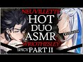 Hot neuvillette  wriothesley duo asmr  sandwiched between them  genshin x listener binaural