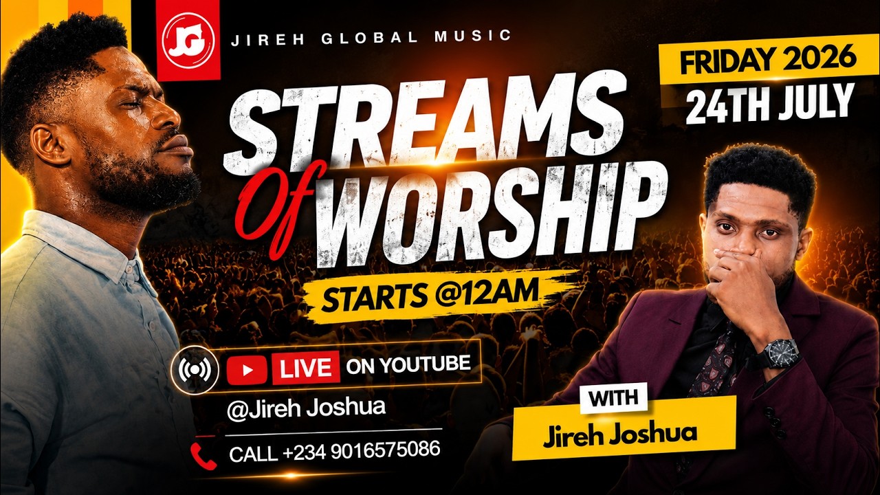 Παρακολούθηση LIVE | Streams of Worship | Deep Prophetic Worship & Prayer | Midnight Worship | Jireh Joshua στο YouTube Παρακολούθηση LIVE | Streams of Worship | Deep Prophetic Worship & Prayer | Midnight Worship | Jireh Joshua στο YouTube