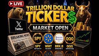 Trillion Dollar Tickers - MARKET OPEN LIVE | SPX/NAS100 ATH BREAKOUTS! - Intel Explodes SPY QQQ TSM