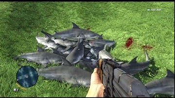 Far Cry 3 map editor testing land sharks