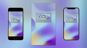 Light Art Cassette with Background & Rising White Particles | Spotify Canvas Video Demo