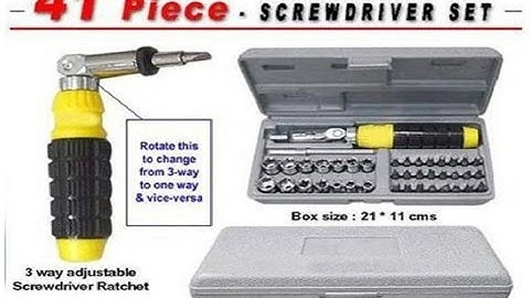 41 Pcs Tool Kit Screwdriver Set   41PCTK