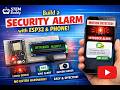 Build a Security Alarm with ESP32 & Phone — PIR + Siren + SMS Alert | STEM Buddy
