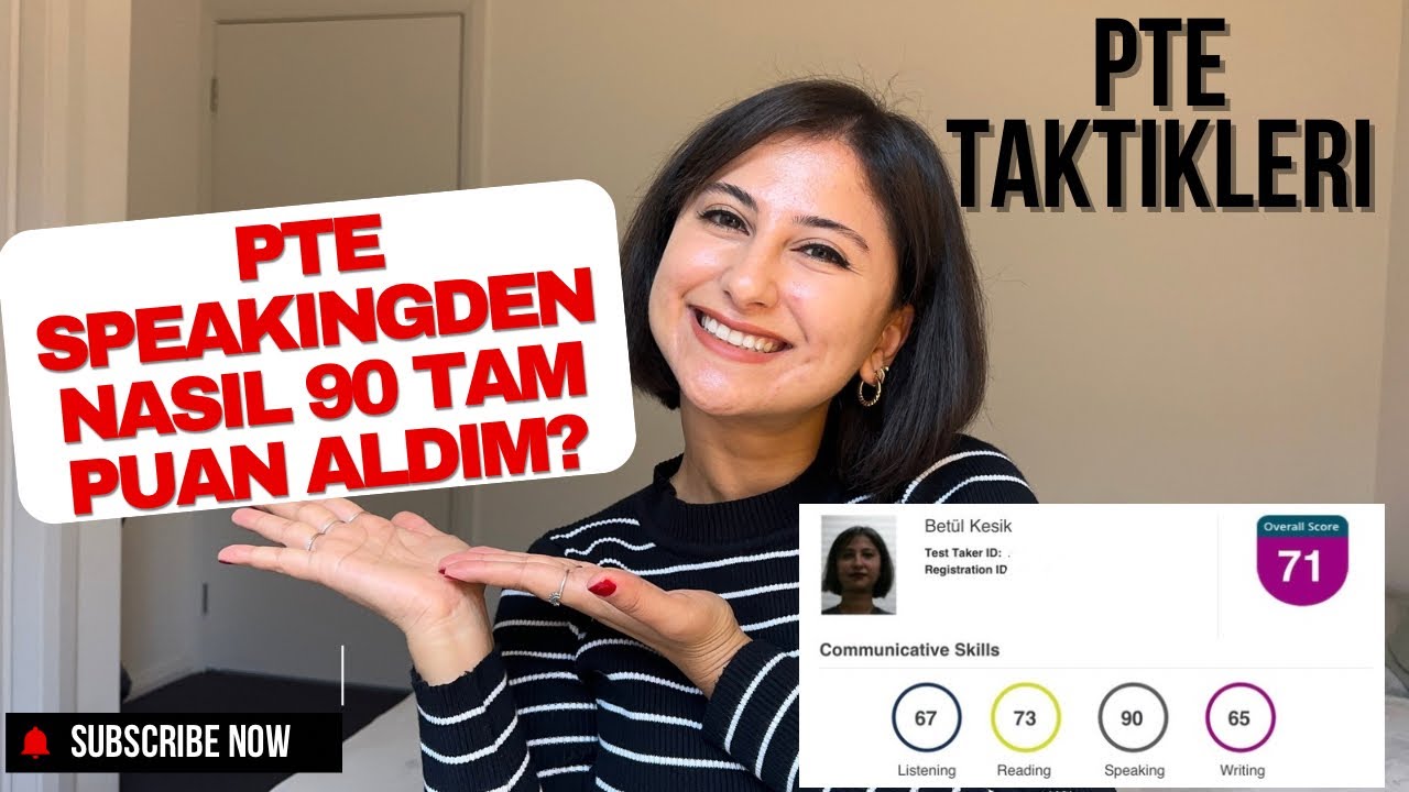 PTE Speaking'den Nasıl 90 Tam Puan Aldım? 🌟| PTE Taktikleri