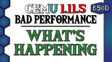 Cemu 1.11.5 | Performance Issues Discussed | Zelda BOTW
