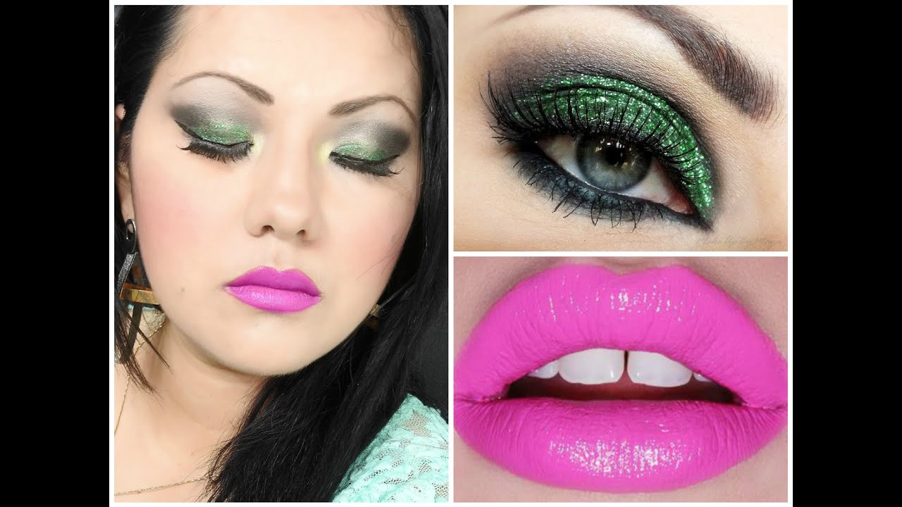 Resultado de imagen para maquillaje con glitter