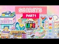 SECRETS IN TOCA LIFE WORLD 🌍😱 | ความลับในเมืองฟรี,BUSY PLAZA,NEW Crumpets | PART1