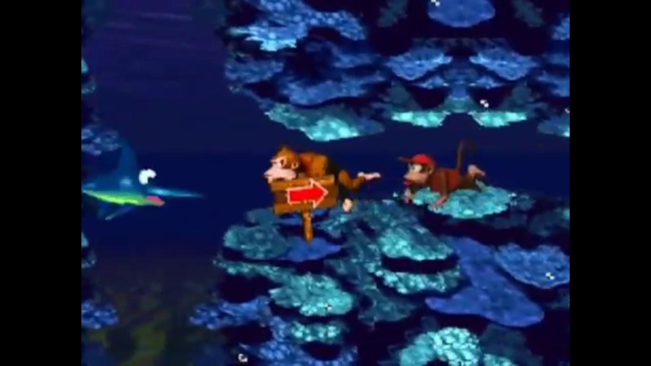 Donkey Kong Country all aquatic levels (Todas as fases na água) YouTube