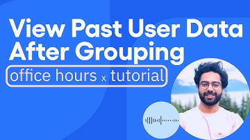 How to View Past User Events After Assigning Group ID