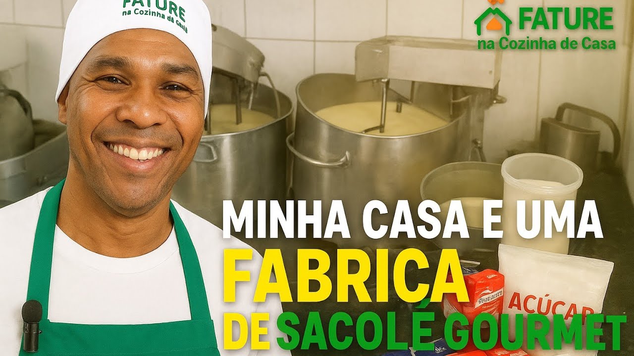 MINHA CASA É UMA FÁBRICA DE SACOLÉ GOURMET- BÔNUS 