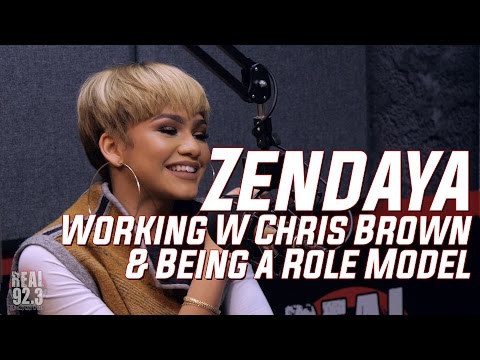 Zendaya Talks About Being A Role Model, Working w/ Chris Brown ...