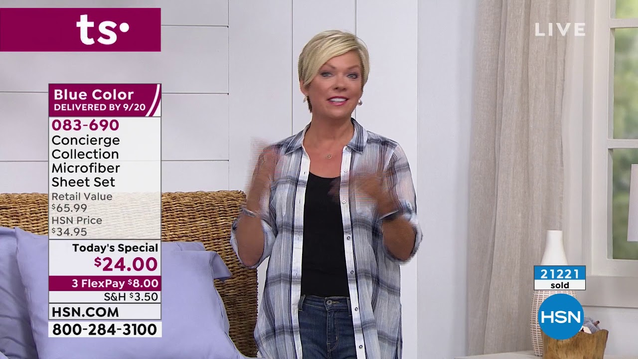 HSN Bedding Essentials 08.20.2019 03 PM YouTube