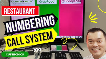 Number Calling System | Restaurant Food delivery Pick Up | Grab Food Panda Thong Kee Queue System