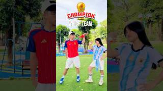 Final Countdown… ⏳ Spain ?? or Argentina ?????/Follow Vy's Youtube / #lengocvy #viral #dance