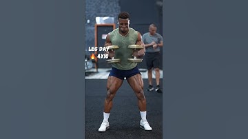 Leg Day 🥵 5 Exercises For BIGGER Legs 🤝