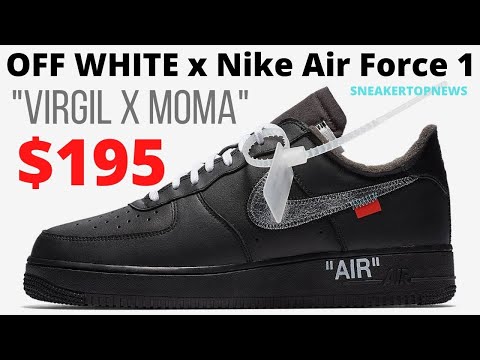 OFF WHITE x Nike Air Force 1 Low Virgil x MOMA Release Info