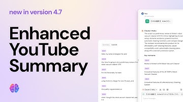 Elevate Your YouTube Experience: In-Chat Summaries and Subtitle Extraction with Sider V4.7