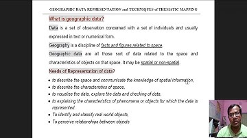 Cartographic representation of Geographic Data I Types, Necessities (bengali)