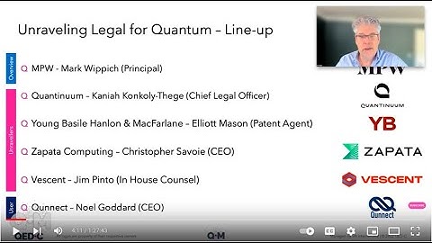 Unraveling Legal for Quantum Full Webinar - QED-C Quantum Marketplace