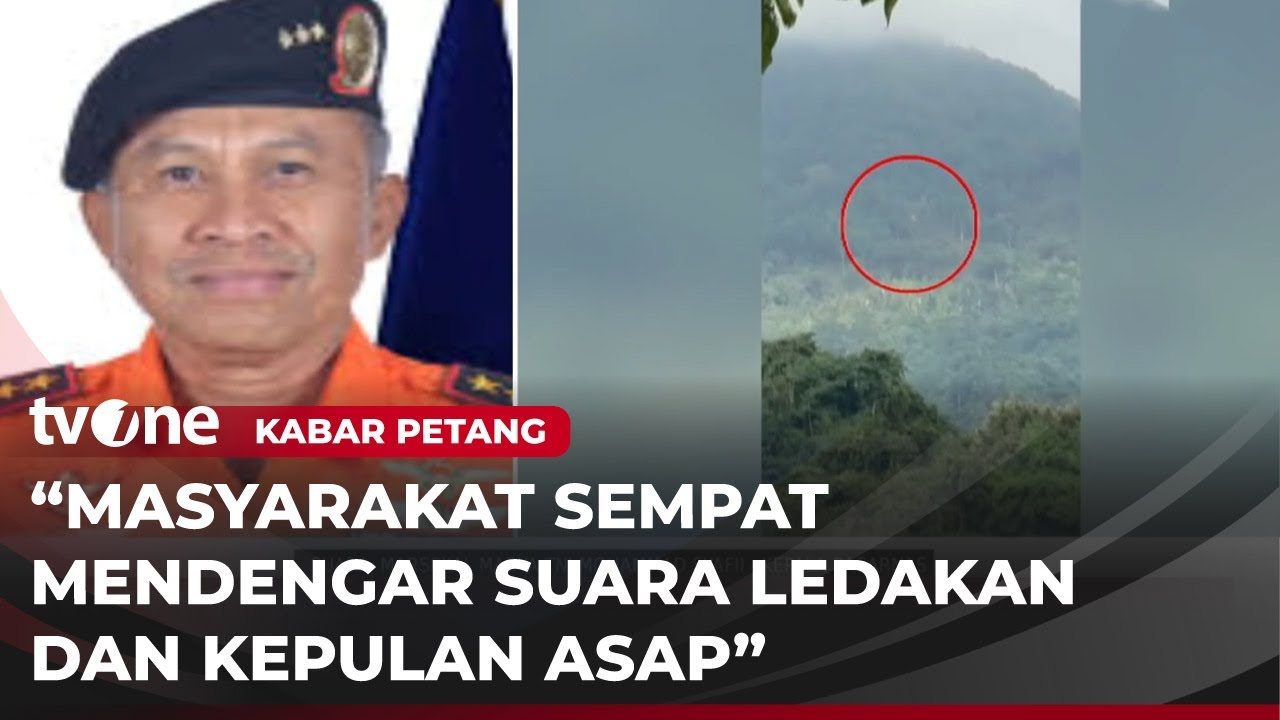 Kepala Basarnas Cerita Kronologi Detik-detik  Pesawat ATR 400 Hilang Kontak | Kabar Petang