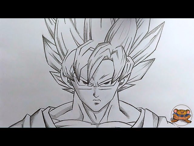 Desenho Goku instinto superior #drawing #viral #goku