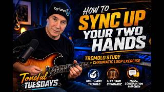 How to Sync Up Your Two Hands on Guitar | Tremolo &amp; Chromatic Exercise