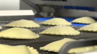 D Shape cherry pie line development