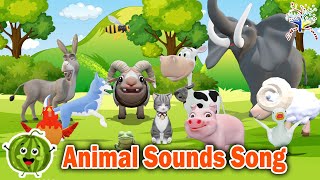 Animal Sounds Song | CAN YOU MAKE THE SOUND OF THESE ANIMALS? || Edufam Kids Song and Nursery Rhymes