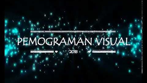 Tugas Pemrogram Visual II  Kelompok VII Informatika Unidayan