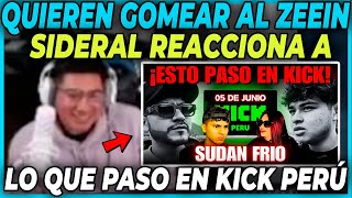 😲CASI GOMEAN AL ZEEIN EN FRANCIA😲 SIDERAL REACCIONA A "VIVO POR EL STREAMING"