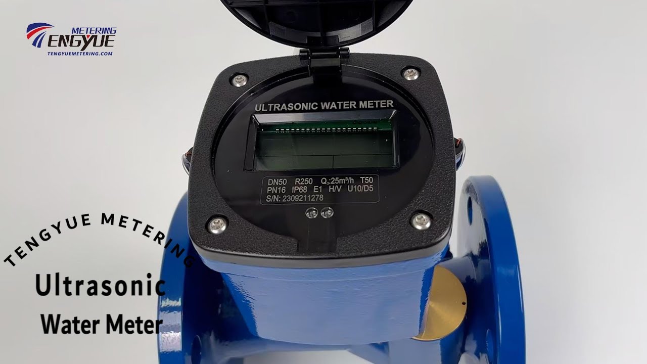 Bulk ultrasonic water meter - YouTube