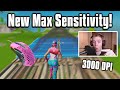 Reacting To The HIGHEST Sensitivity Player In The World! - Fortnite Battle Royale