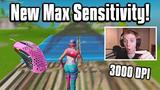 Reacting To The HIGHEST Sensitivity Player In The World! - Fortnite Battle Royale