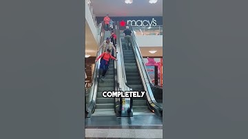 This guy can turn off all the escalators #shorts
