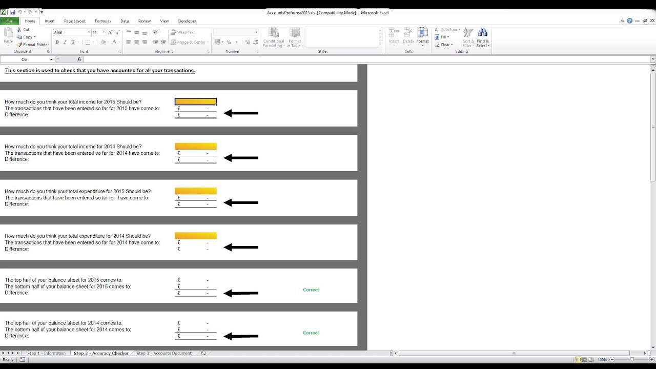 Introduction to the Accounts Template - YouTube