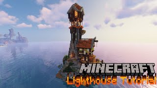 Minecraft Tutorial - Medieval Lighthouse!!