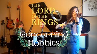 Video thumbnail of "The Lord Of The Rings - Concerning Hobbits (The Shire Theme) | piano & violin"