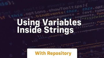 using variables inside strings