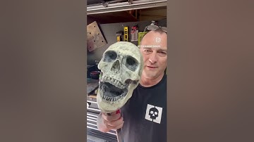 How To Paint Foam Skulls With Wood Stain For A Realistic Look
