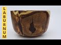 Wood turning - A Laburnum Bowl - Natures best craftsmanship