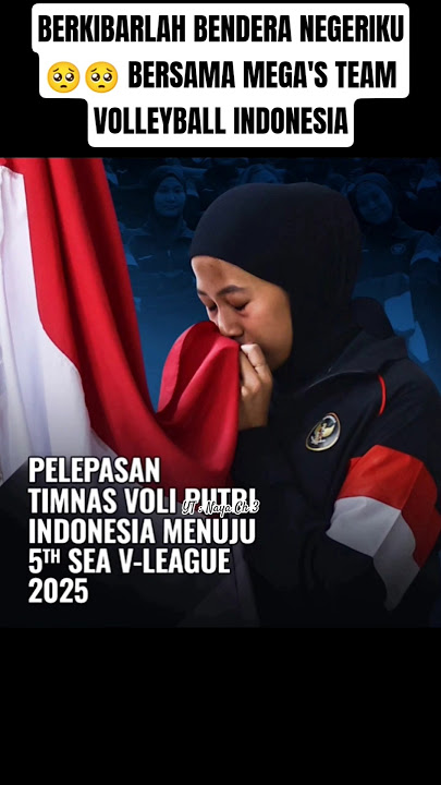 BERKIBARLAH BENDERA NEGRIKU #megawatihangestri #volleyball #olahraga #fyourpage #17agustus #merdeka