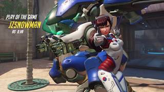 Overwatch - Leslie's Competitive POTG : Dva quintuple kill